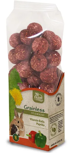 JR Farm Grainless vitamínové paprikové guličky pre hlodavce 150g