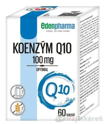 EdenPharma Koenzým Q10 OPTIMAL 100 mg 60 kapsúl