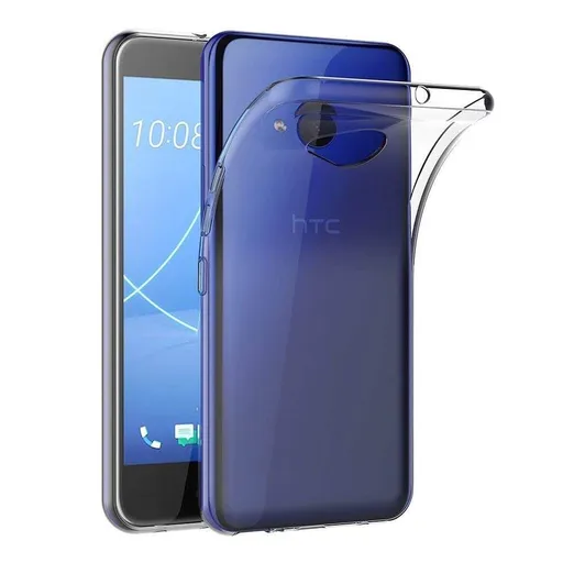 Silikónový obal HTC U11 Lite priehľadný