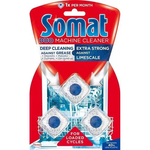 Somat čistič umývačky s umývaním 3ks tabliet