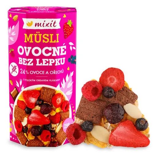 MIXIT Ovocné müsli bez lepku 290 g