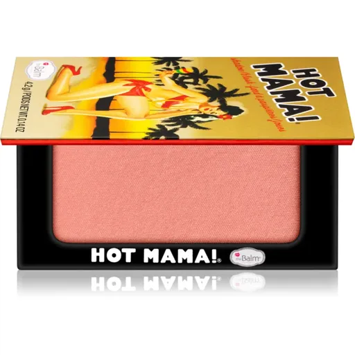 theBalm Mama® Hot lícenka a očné tiene v jednom odtieň Beautiful Peachy Pink 4.2 g