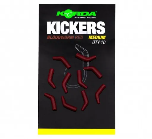 Korda rovnátka kickers bloodworm red - medium