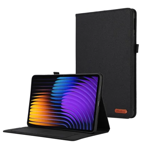FABRIC Zaklápací kryt pre Xiaomi Pad 7 / Pad 7 Pro čierny
