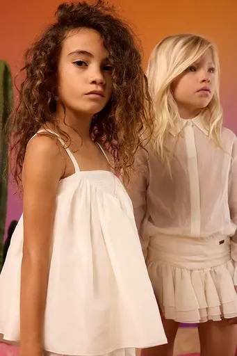 Detská bavlnená blúzka Pinko