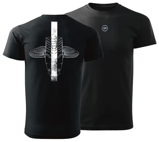 Giants fishing tričko pánské šupináč hlava čierne - xxxl