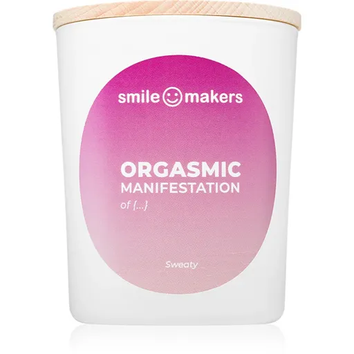 Smile Makers Orgasmic Manifestations vonná sviečka Sweaty 180 g