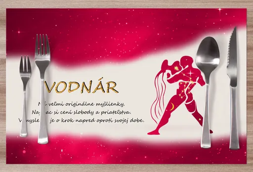 Prestieranie Vodnár (21.1. - 20.2.) - červené