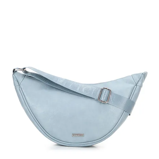 Dámska crossbody na širokom popruhu modrá 100-4Y-421-N