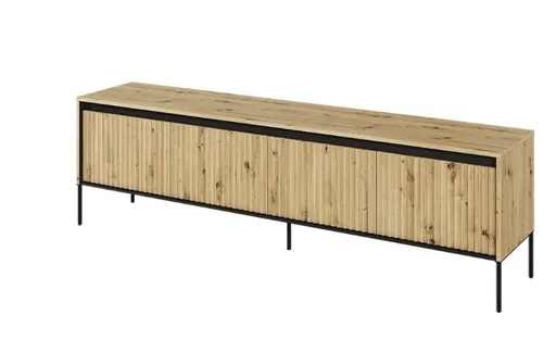 Dig-net nábytok TV stolík SWING TR-06 s LED osvetlením | dub artisan