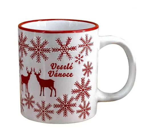 Keramický hrnček TORO 280 ml vianočný jeleň