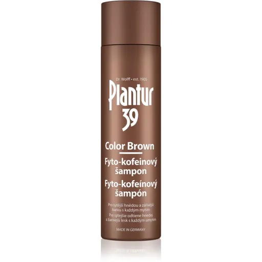 Plantur 39 Color Brown kofeínový šampón pre hnedé odtiene vlasov 250 ml