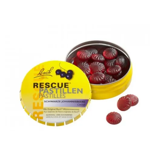RESCUE® Bachove kvetové esencie krízové pastilky čierne ríbezle 50 g