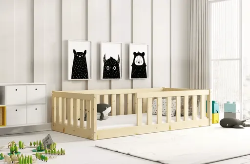 BMS Detská jednolôžková posteľ BELLA SIMA  | 80 x 160 cm Farba: Borovica