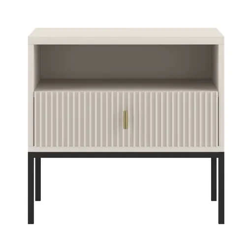 Nočný stolík MAGIRA, krémová