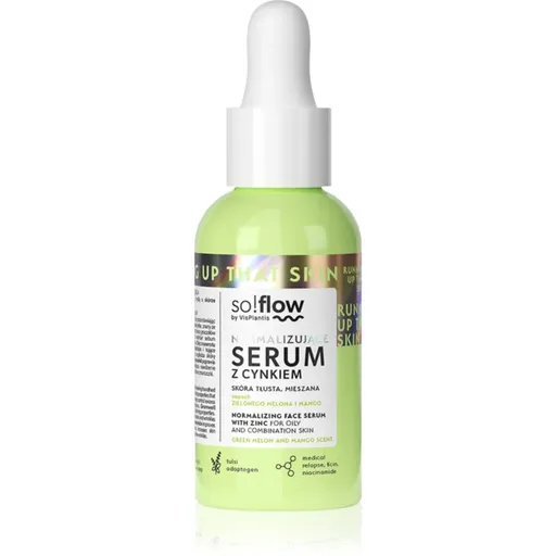 so!flow Normalizing Face Serum With Zinc pleťové sérum so zinkom 30 ml