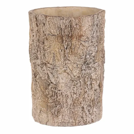 Kvetináč imitácia drevenej kôry, 18 x 18 x 26 cm,betón, 18 cm