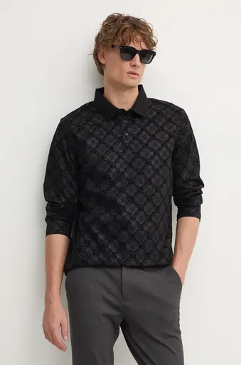 Bavlnené tričko s dlhým rukávom Joop!