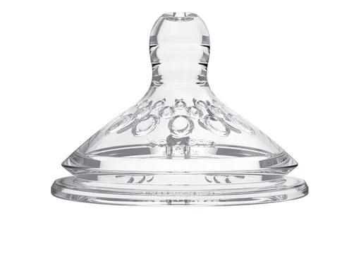 BABYONO Cumlík antikolikový rýchly prietok L Natural Nursing 2 ks 6m+