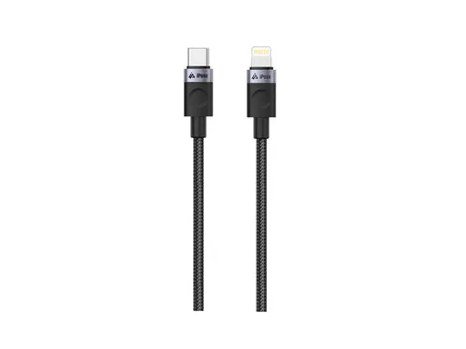 Kábel iPEAX 90010106 USB-C/Lightning 1,5 m čierny