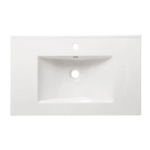 Nábytkové umývadlo Naturel Modena 80x46 cm otvor pre batériu uprostred M8046