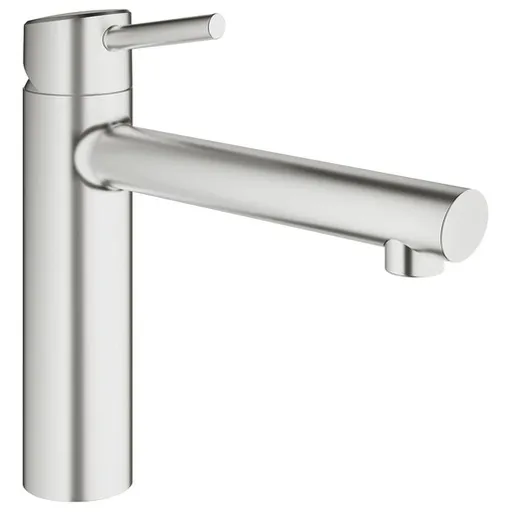 Grohe Concetto New drezová batéria s otočným ramienkom supersteel 31128dc1 G31128DC1