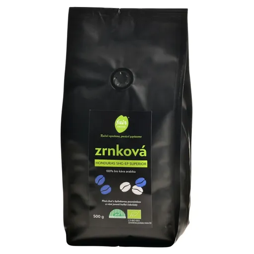 FAIROBCHOD Zrnková káva Honduras SHG Superior BIO 500 g