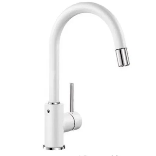 Blanco Mida-S drezová batéria s vyťahovacou sprškou biela 521457