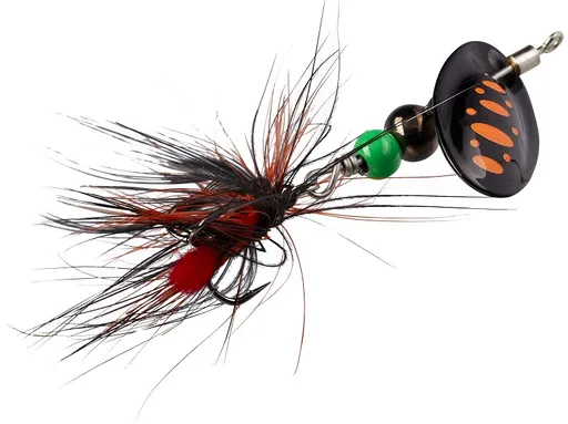 Gunki rotačka dots fly 2h full black-orange - veľkosť 2 hmotnosť 3,9 g
