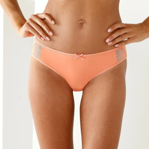 Súprava 2 midi nohavičiek z mikrovlákna a tylu