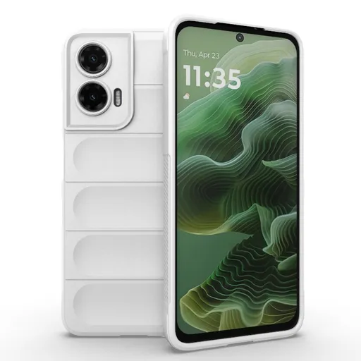 STEPS Ochranný kryt pre Motorola Moto G35 5G biely