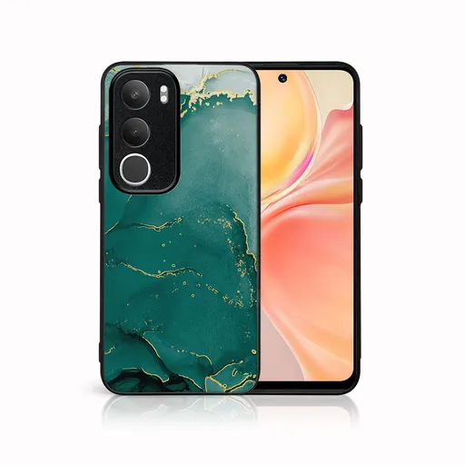MY ART Ochranný kryt pre Vivo Y19s GREEN MARBLE (145)