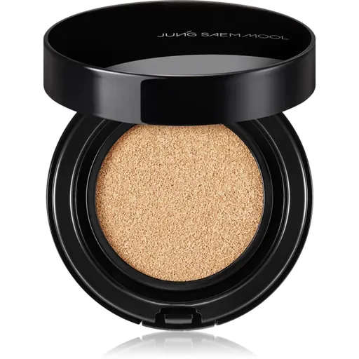 JUNG SAEM MOOL Essential Skin Nuder Longwear Cushion dlhotrvajúci make-up v hubke SPF 50+ + náhradná náplň odtieň Medium Deep 2x14 g