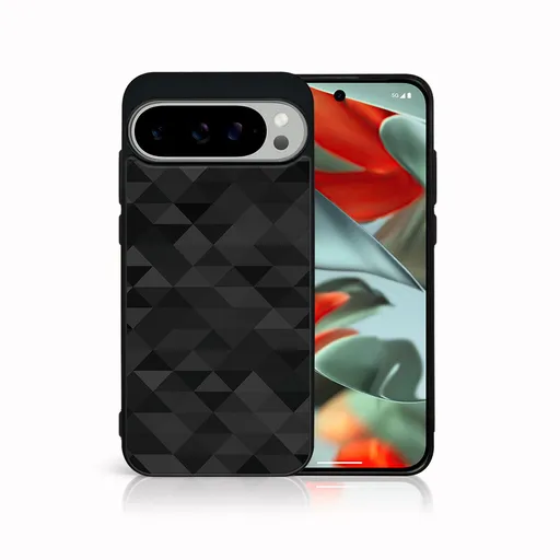 MY ART Ochranný kryt pre Google Pixel 9 Pro XL BLACK TRIANGLES (232)