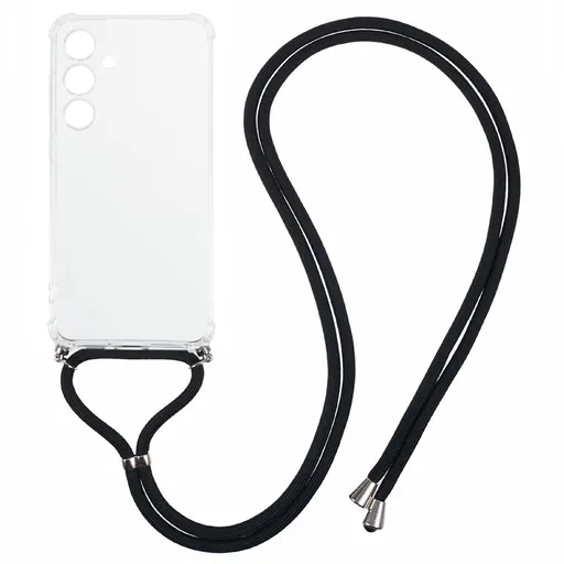 TRANSPARENT ROPE Kryt so šnúrkou Samsung Galaxy S25 FE priehľadný