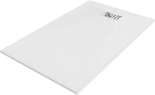 MEXEN/S - Hugo sprchová vanička SMC 160x90, biela, krytka nerez 42109016-X