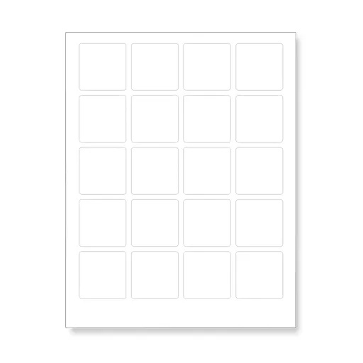 Samolepiace etikety 45 x 45 mm, 24 etiket, A4, 100 listov