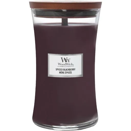 WoodWick Vonná sviečka váza veľká Spiced Blackberry, 609 g