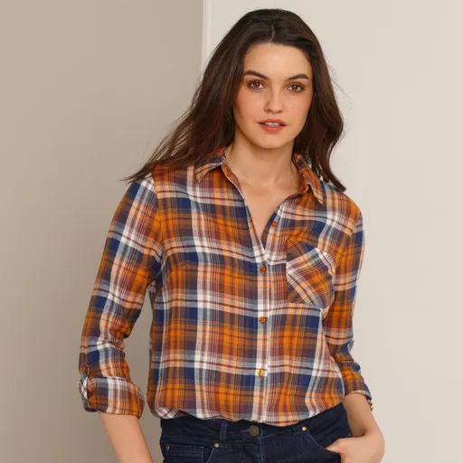 Flanelová kockovaná košeľa