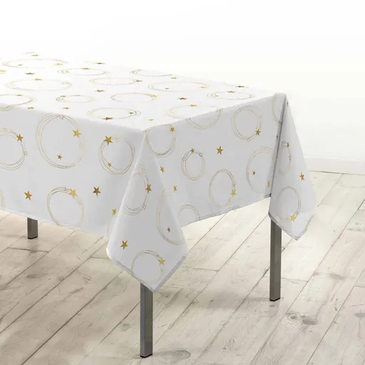 Obrus s potlačou zlatých hviezd