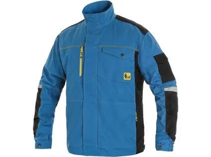 Blúza CXS STRETCH, pánska, stredne modrá-čierna, vel. 64