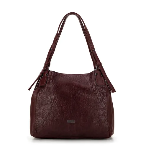 Vak z ekokože bordová