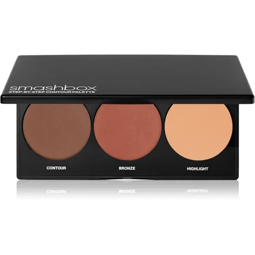 Smashbox Step-By-Step Contour Palette kontúrovacia paletka na tvár odtieň Deep 8.68 g