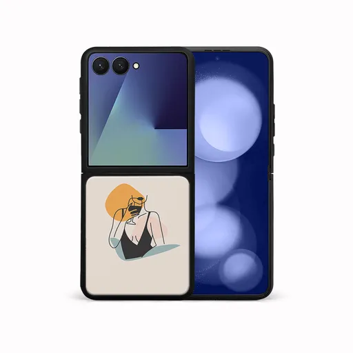 MY ART Ochranný kryt pre Samsung Galaxy Z Flip7 5G WOMAN (197)