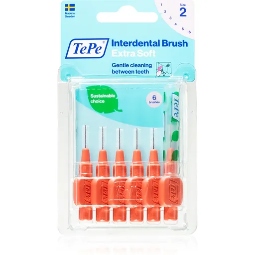 TePe Interdental Brush Extra Soft medzizubné kefky 0,5 mm 6 ks