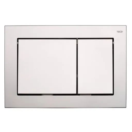 Tece Base ovládacie tlačidlo z plastu v chrómovom prevedení mat 9240702 9.240.702