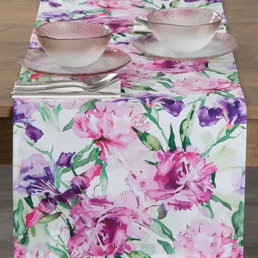 ArtFir Záhradný behúň GARDEN 34B | ružová/fialová 40 x 140 cm