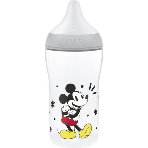 NUK Perfect Match Disney fľaša s kontrolou teploty Mickey 3m+ 260 ml