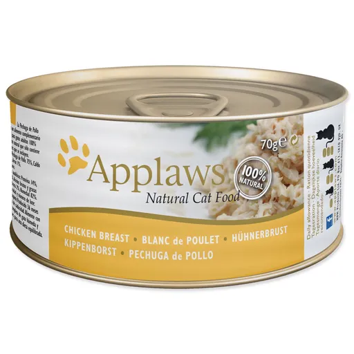 Konzerva APPLAWS Cat Chicken Breast 70g in broth