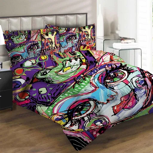 Obliečky Cat art (Rozmer: 1x150/200 + 1x60/50)